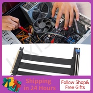 iuxishop-my PCIe 5.0 Riser Cable  128Gbps x16 GPU Extension 90 Degree Right Angle for RTX 4090Ti PCI
