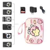 Cute Kirby Bag Suitable For CCD Camera, Micro Universal Camera Bag, Convenient Digital Storage Bag