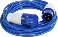 CEE Extension Cable 10 m 230 V 16 A Ultra Safe Robust Caravan Cable H07BQ-F Camping Cable in Signal 