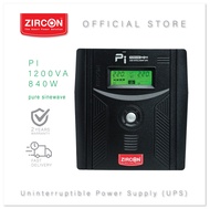 ZIRCON รุ่น Pi 1200VA/840W Pure Sine Wave รูปแบบคลื่นเพียวซายน์ ประกัน2ปี Onsite Service -Official Store-