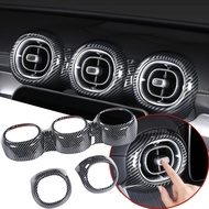 Car Dashboard AC Air Outlet Vent Ring Frame Cover Trim Sticker Part For Mercedes Benz C GLC Class W2