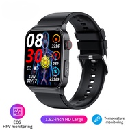 New นาฬิกาออกกำลังกาย ECG+PPG Blood Smartwatch Men HR Blood Health Watches IP68 Waterproof Smart Watch Sports Clock fitness tracker