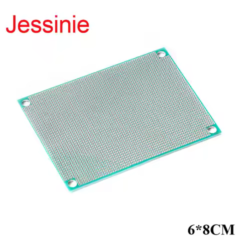 Jessinie 5pcs/lot 6x8CM 1.27MM Pitch Double Sided Universal Experiment Board 6*8CM DIY PCB Test Boar