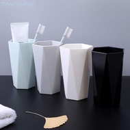 TIANCHUANG Bathroom Tumblers Heat-resistant Plastic Nordic Style C0ffee Mug Bathroom Supplies Cup Dr