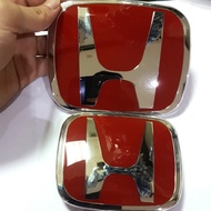 MERAH Honda HRV Emblem Original Red Honda HRV Logo/