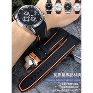 Tali Jam Tangan Getah Silikon Serasi dengan Tissot KITU T035 Jam Tangan Mekanikal Lelaki Citizen Blu