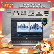 Dell Precision 7560 Mobile Workstation Laptop (Xeon W-11955M 5.0Ghz,1TB SSD,32GB,15.6"UHD,QD RTX A20