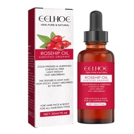 Halloween Rosehip Oil for Face Skin Organic Rosehip Seed Oil for Gua Sha Massage Pure Cold Pressed R