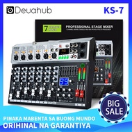 Deuahub KS-5/7 Professional Audio Mixer 5/7 channel mixer built-in EQ/recordingSuport bluetooth USB