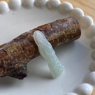 冰潤站姿芙蓉種 關聖帝君關公吊墜 | 天然緬甸玉A貨翡翠