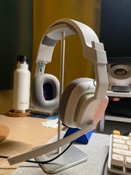 羅技 logi  A10有線耳機（白）+ G304無線滑鼠（綠）
