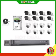 Hikvision 16 Channel 2MP POE IP NVR Set Dengan 16 x POE Camera - Hikvision 16 Channel CCTV