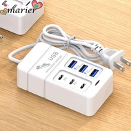 MARIER Charger Dock, Fast Charging 6-Ports USB Charger Station, 35W PD Type C Multifunction Phone Ch