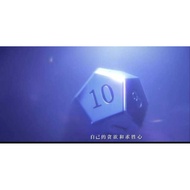Lu Jinghe 12-Sided Dice COC Running Group Dice D12 Starry Sky Glitter Running Group Multi-Sided Dice