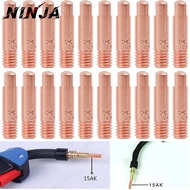 [H&L]15AK Welding Torch Contact Tip Replacement | Copper Gas Nozzle for MIG MAG Welders, Multiple Si