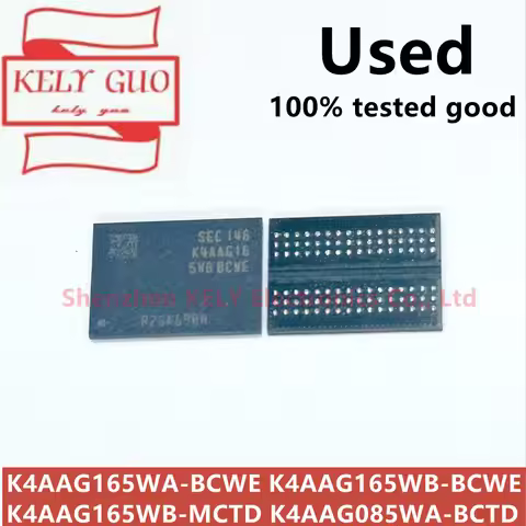 (1piece)100% tested K4AAG165WA-BCWE K4AAG165WB-BCWE K4AAG165WB-MCTD K4AAG085WA-BCTD DDR4 16GB memory