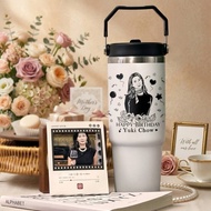 客製化人像雕刻大容量保溫杯 可錄音心意卡 創意送禮生日禮物