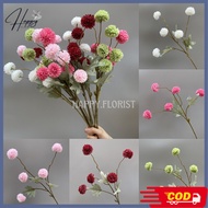 DANDELION POMPOM PETITE FLOWERS/ROUND FLOWERS ROUND FLOWER POM FLOWER BOUQUET/DANDELION FLOWERS DECO