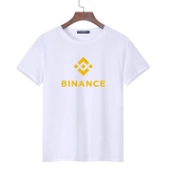 Fine Point Quick-Drying Clothes Xia Yuananan Short-Sleeved BNB Exchange Mosk Coin binance T-Shirt En