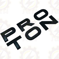 🚗 ORIGINAL SIZE PROTON WORDING LOGO / EMBLEM with Tape (NOT A COVER) – Fits X50 NEW eMAS 7 eMAS 5