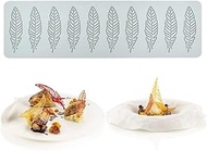 Chocolate Silicone Molds 3D Hollow Feather Leaf Fondant Mold Geometric Shaped Candy Mold Cupcake Cak