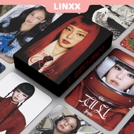 LINXX 55PCS Blackpink Group RUBY JENNIE Solo Album LOMO Cards Kpop Girl Group Fan Collection Support