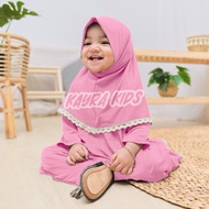 Gamis bayi perempuan newborn 0 6 bulan Gamis anak bayi 6 12 bulan Baju muslim bayi Baju bayi perempuan Dress Lebaran