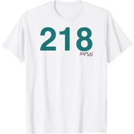 Squid Game Player 218 Costume T-Shirt adult T-Shirt