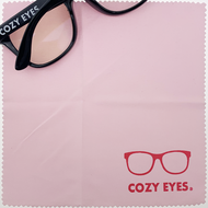 ⭐️ ผ้าเช็ดแว่น COZY EYES - ผ้าไมโครไฟเบอร์ ใช้ทำความสะอาดแว่นตาและเลนส์ เนื้อผ้านุ่มมาก ไม่ทำลายพื้น