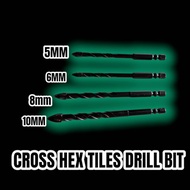 CROSS HEX TILES DRILL BIT