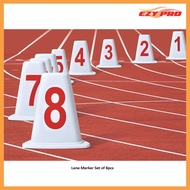 Track & Field ABS Lane Marker Box (set of 8pcs) Kon Lorong Larian