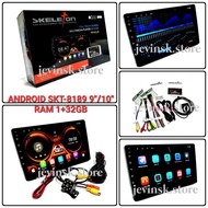 HEAD UNIT DOUBLE DIN ANDROID SKELETON SKT-8189 9" 9INCH 10" 10 INCH RAM 1/32GB