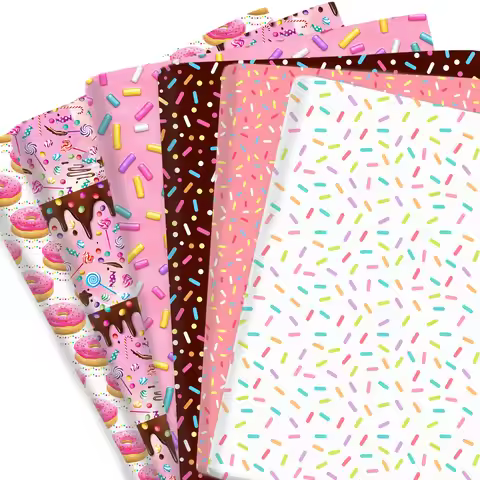 Sweety Candy Bread Crumbs Cake 100% Pure Polyester Cotton Material Patchwork Sewing Fabrics Quilt Ne