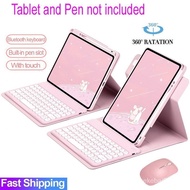 360° rotation Case with Keyboard For iPad 7th Gen 8th 9th 10th Generation Bluetooth Keyboard Mouse for iPad Air 3 4 5 Pro 10.5 11   Casing Cover FC7N