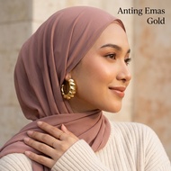 Latest Hijab Earrings/ C-Shaped Spiral Earrings Anti-Rust, Anti-Allergy, Waterproof, Durable and Sim