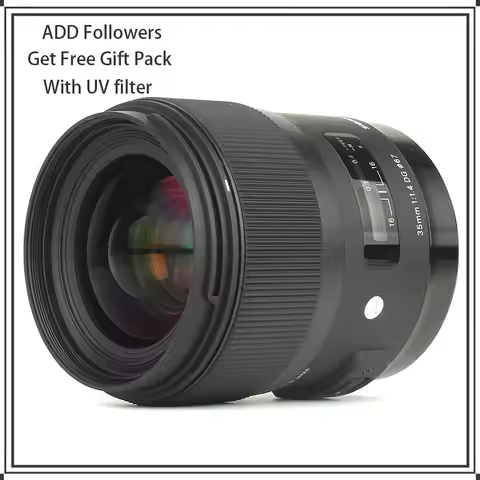 Sigma 35mm F1.4 DG HSM Art Lens Full Frame 35mm F1.4 Prime Lens For Canon Mount or Nikon Mount or So