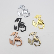 Suitable for Abarth Car Stickers 3D Scorpion Metal Car Logo Tail Logo Rear Logo Side Logo Unique Mod