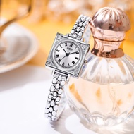 [Same Day Delivery] Goethy Retro High-value Women's Quartz Watch Medieval Exquisite Small Square Dia