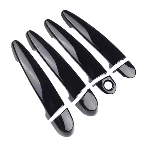 4pcs Carbon Fiber Exterior Glossy Black Door Handle Covers For BMW E87 E90 E91 E92 E93 F30 X1 X2 X3 