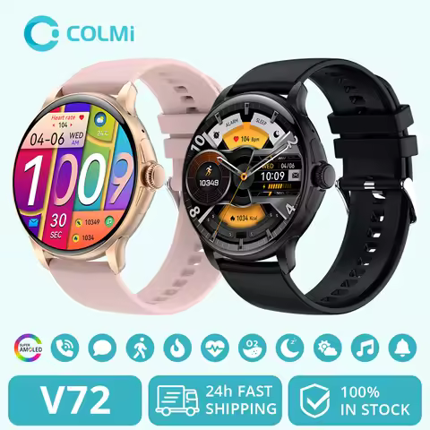 COLMI V72 Smart Watch Men 1.43'' AMOLED Display 100 Sports Modes 7 Day Battery Life Bluetooth Call H