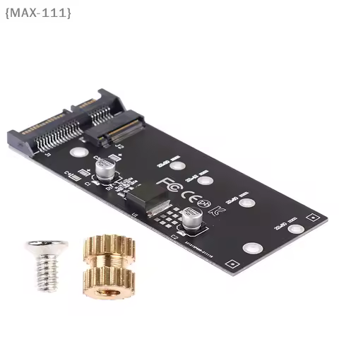 【F2-MAX111】B+M key M.2 ngff ssd to m.2 sata 3 raiser m.2 to sata adapter expansion card