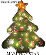 MABUHAY STAR Christmas Lights 60L LED Big Size Hanging Christmas Santa Claus Bracket Decoration Ligh