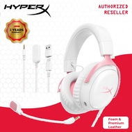 HYPER-X CLOUD III GAMING HEADSET SURROUND SOUND COMFORT DESIGN NOISE CANCELLING MIC WHITE PINK (9W1Q