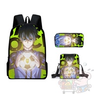 3D Printed BLUE Prison LOCK School Bag Backpack Pencil