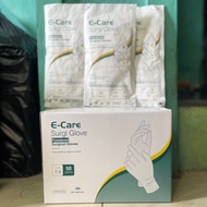 E-Care Sarung tangan surgical Obgyn Sterile Gynaecology latex panjang terbaru karet sterile seterile