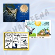 postcard - burung burung kehidupan collection by haayeena