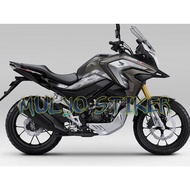 STRIPING STICKER Honda CB150X CB 150X CB 150 X YEAR 2023 BROWN GREY SAHARA MATTE BROWN