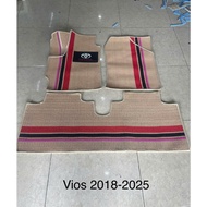 Carpet set for Vios 2002 -2006;2007-2012;2013-2017;2018-2025 Toyota Vios