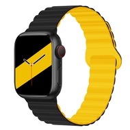 Magnetic Strap For Apple Watch Band 42mm 46mm Silicone Sport Bracelet iWatch Series 10 46mm Wristban
