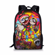 Cross-border New Circus Digital Circus Cartoon Cute Student Schoolbag Large Capacity Backpack Delive